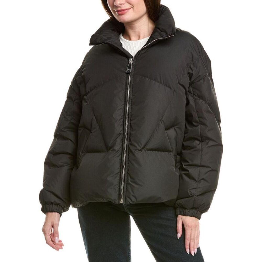 Khrisjoy Womens  Moon Wool & Cashmere-Blend Lined Puffer Vest, Black